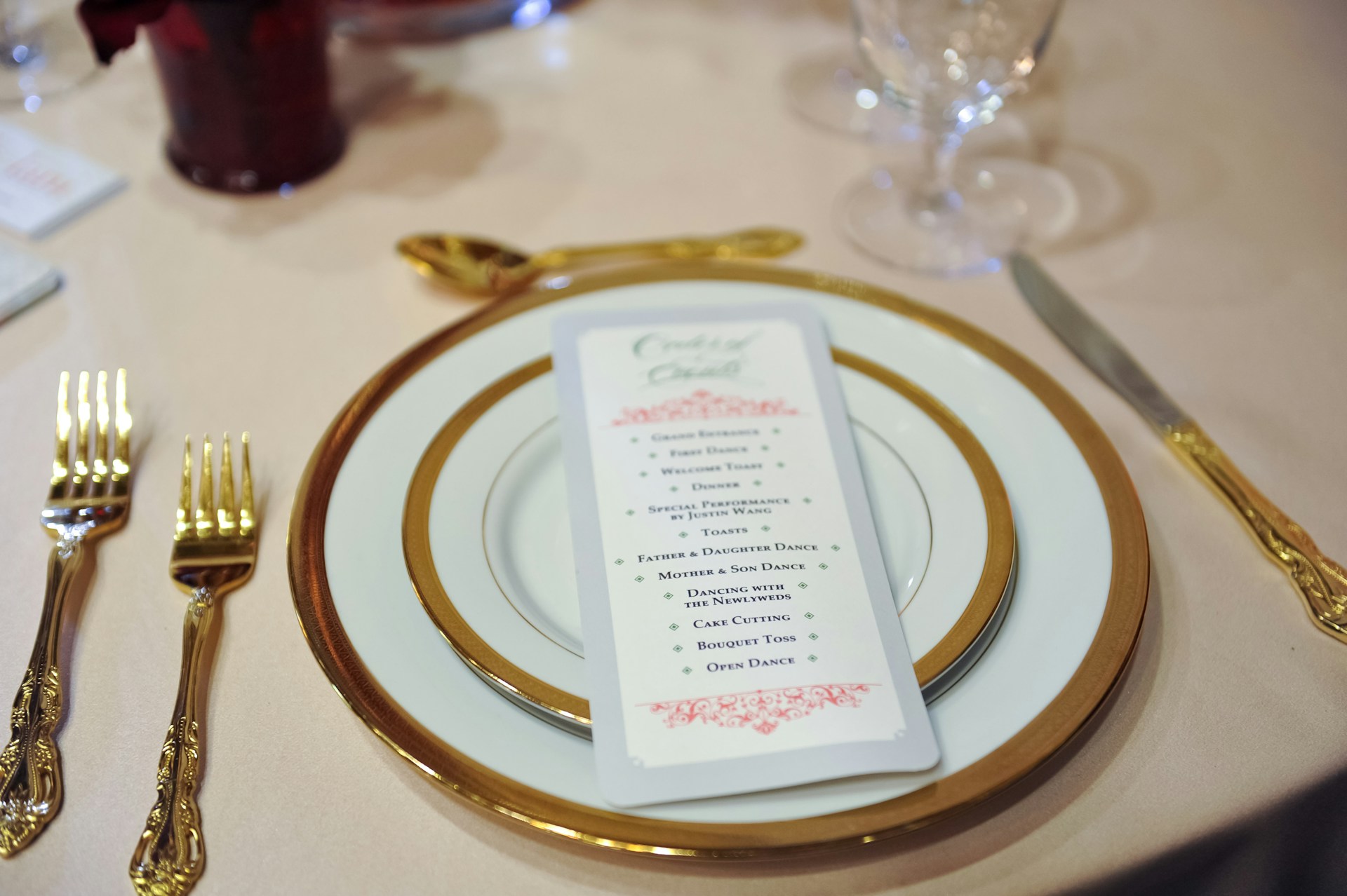Menu banner